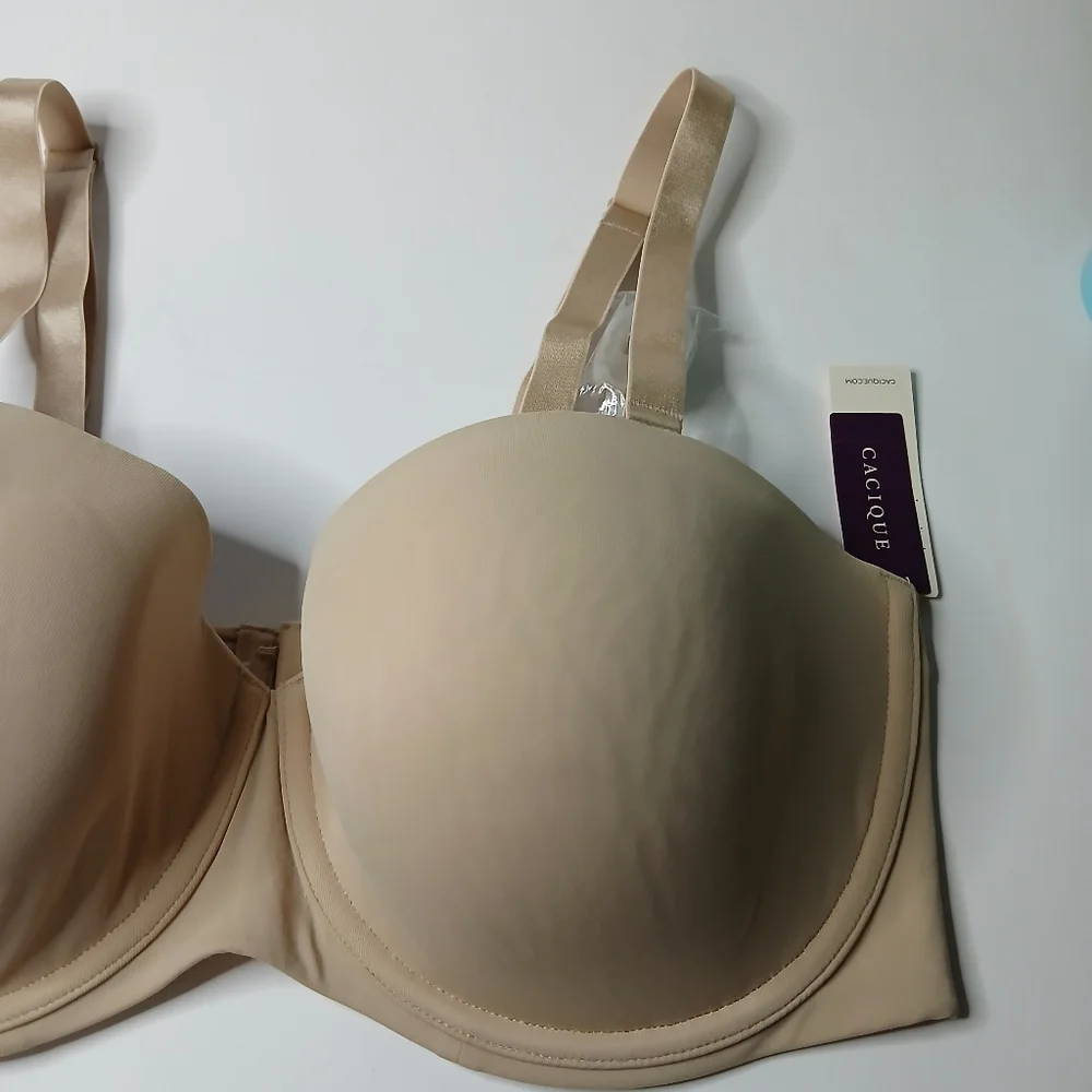 Cacique Women's Cream Smooth Contour Bra‎
